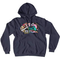 Chibi Mira Silver Hoodie (No-Zip/Pullover)