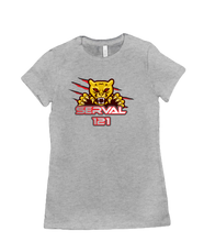 SERVAL121- tshirt-women Red logo