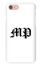 MP white iPhone Phone Cases