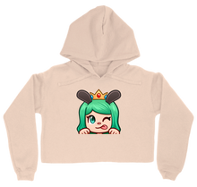 wink women's cropped hoodie
