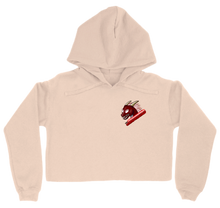 Crimson hoodie-women-cropped