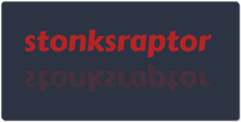 stonksraptor XXL Gaming Mousepad