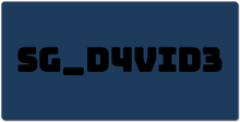 sg_d4vid3 XXL Gaming Mousepad
