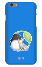 Penguin and ktten iPhone Phone Cases
