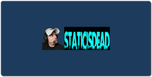 staticisdead Face XXL Gaming Mousepad