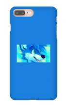 blue wolf iPhone Phone Cases