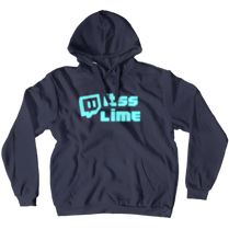 Pulli Twitch Neon Hellblau mit Schrift