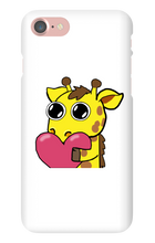 lexxlegion heart giraffe iPhone Phone Cases
