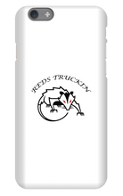 Reds Truckin Black Letters iPhone Cases