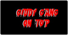 Giddy Gang Red XXL Mousepad!