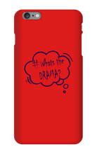 DRAMA iPhone Phone Cases