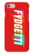 FYDGETTI White Text Design iPhone Case