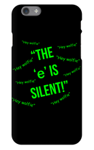 Silent "e" iPhone Phone Case