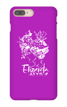 Elizaveta iPhone Cases (White On Color)