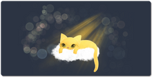 Gatito sol que ilumina mi vida Gaming Mousepad