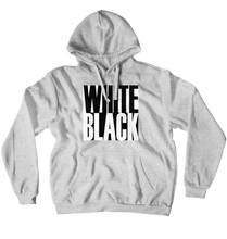 White and black birote hoddie