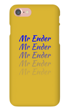 Mr Ender Faded iPhone Cases