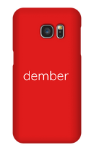 dember Text Phone Case (Samsung)