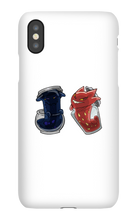 Red and Blue iPhone Phone Cases