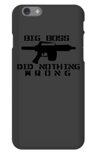 Big Boss Did Nothing Wrong iPhone Phone Case