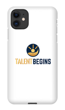 Talent Begins iPhone Case