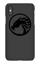 QcDragonz iPhone Phone Cases Black Logo