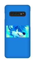 blue wolf Samsung Phone Cases