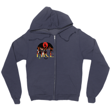 Commodore On Fire Zip Up Hoodie