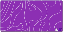 locxx squiggly purple XXL Gaming Mousepad