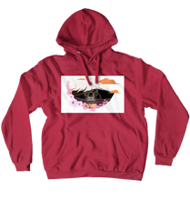 Mt. Fuji Demon Hoodie (No-Zip/Pullover)