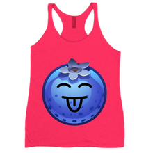 Blueberry tanktop-women-racerback