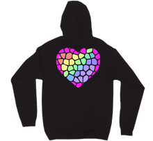 Rainbow Heart Hoodies Back Print