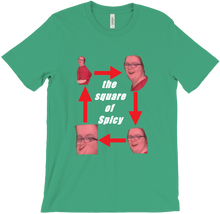 the square of Spicy. T-shirt