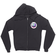 Hazy  Logo Zip Up Hoodie