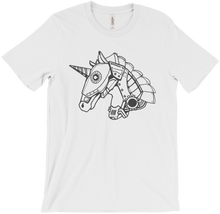 sTeampUnk uNicorn-in Black (T-Shirt)