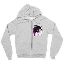 Le Blepping Skunk zip-up-hoodie