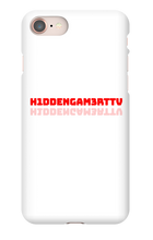 H1ddenGam3rTTV Text iPhone Case