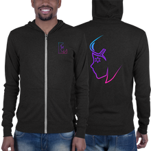 Lumi  Multicolored Logo Unisex Zip hoodie