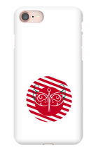 Fae's Xmas iPhone Case Candy Cane Red