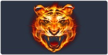 actiniumtiger XXL Gaming Mousepad