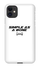 respect your bone iPhone Phone Case(white)