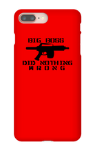 Big Boss Did Nothing Wrong iPhone Phone Case