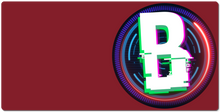 B Circle Lights XXL Gaming Mousepad