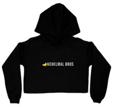 Kehelmal Bros. hoodie-women-cropped White txt.