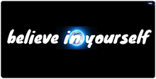 Mouse pad believe in yourself felinx