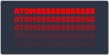atomssssssssssss XXL Gaming Mousepad