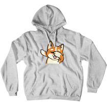 Corgi Dab Hoodie (No-Zip/Pullover)