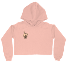 Hand Tattoo Cropped Hoodie