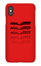 miss_g2020 iPhone Phone Cases