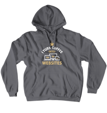 Coffee into Websites Hoodie (No-Zip/Pullover)